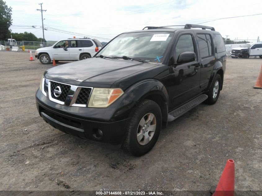 2005 Nissan Pathfinder Se VIN: 5N1AR18U85C731042 Lot: 37144608