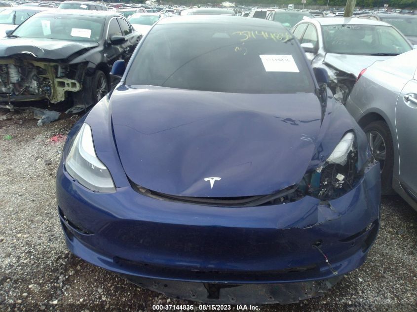 2021 Tesla Model 3 Long Range Dual Motor All-Wheel Drive VIN: 5YJ3E1EB8MF015349 Lot: 37144836