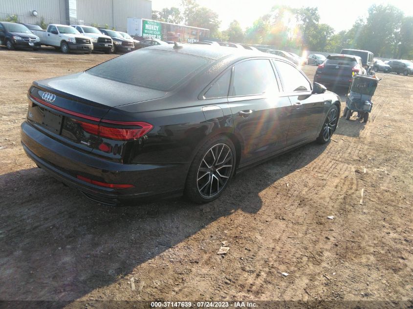 2021 Audi A8 L VIN: WAU8EAF87MN004902 Lot: 37147639