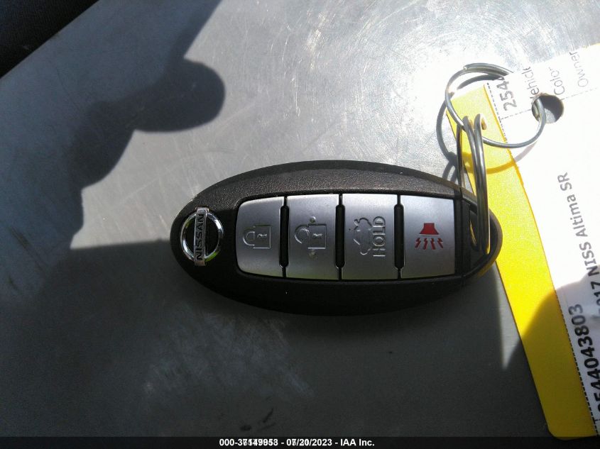 2017 Nissan Altima 2.5 Sr VIN: 1N4AL3AP2HN307778 Lot: 37149953