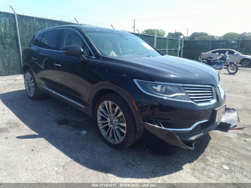 2016 Lincoln Mkx Reserve VIN: 2LMPJ8LP7GBL41598 Lot: 37152117