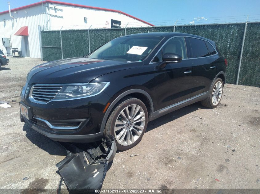 2016 Lincoln Mkx Reserve VIN: 2LMPJ8LP7GBL41598 Lot: 37152117