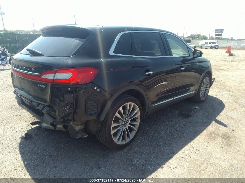 2016 Lincoln Mkx Reserve VIN: 2LMPJ8LP7GBL41598 Lot: 37152117