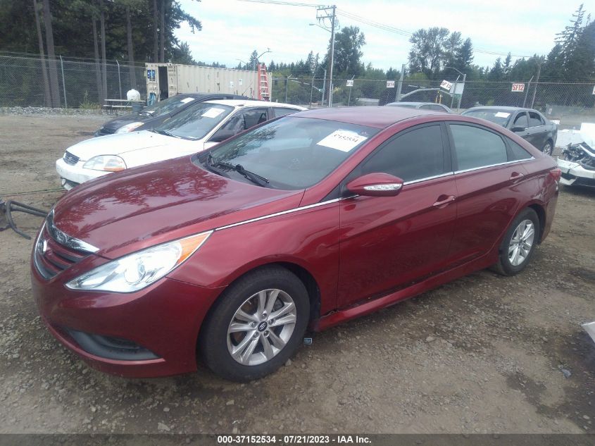 2014 Hyundai Sonata Gls VIN: 5NPEB4AC0EH946867 Lot: 37152534