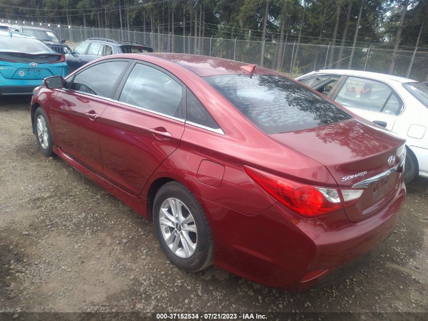 2014 Hyundai Sonata Gls VIN: 5NPEB4AC0EH946867 Lot: 37152534