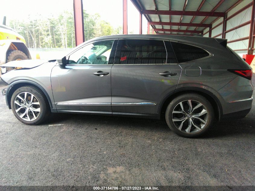 2022 Acura Mdx Technology Package VIN: 5J8YE1H42NL003149 Lot: 37154786