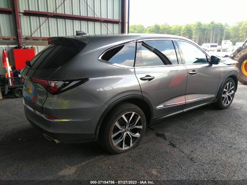 2022 Acura Mdx Technology Package VIN: 5J8YE1H42NL003149 Lot: 37154786