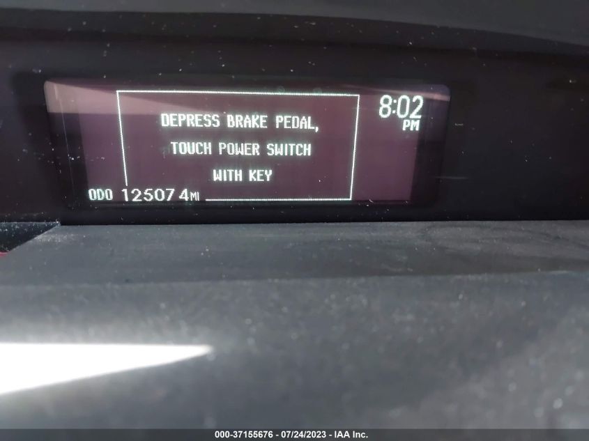 2013 Toyota Prius Two VIN: JTDKN3DU7D1717360 Lot: 37155676