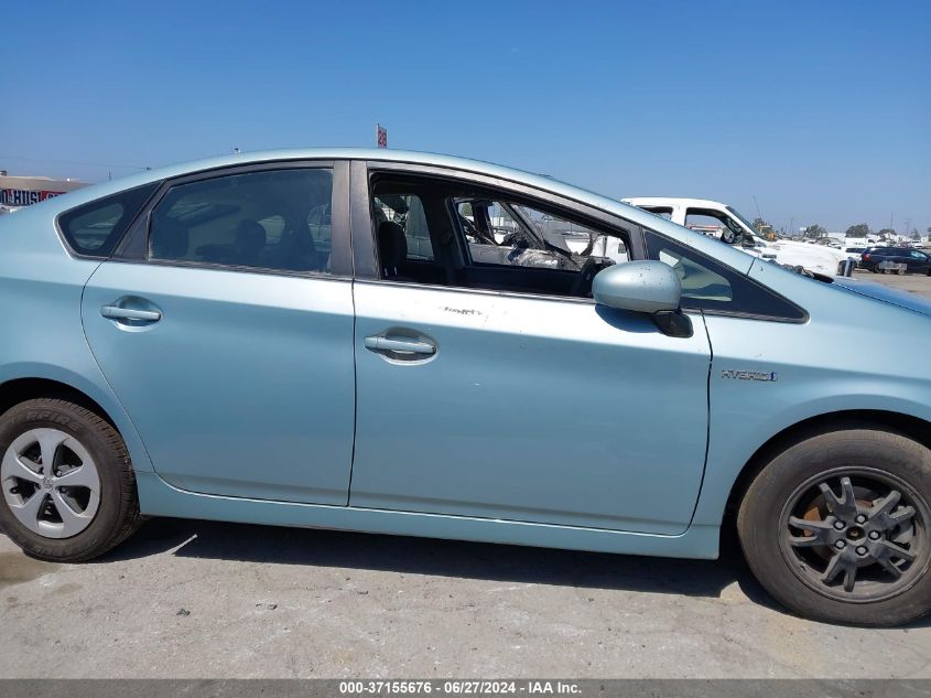 2013 Toyota Prius Two VIN: JTDKN3DU7D1717360 Lot: 37155676