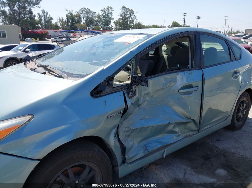 2013 Toyota Prius Two VIN: JTDKN3DU7D1717360 Lot: 37155676