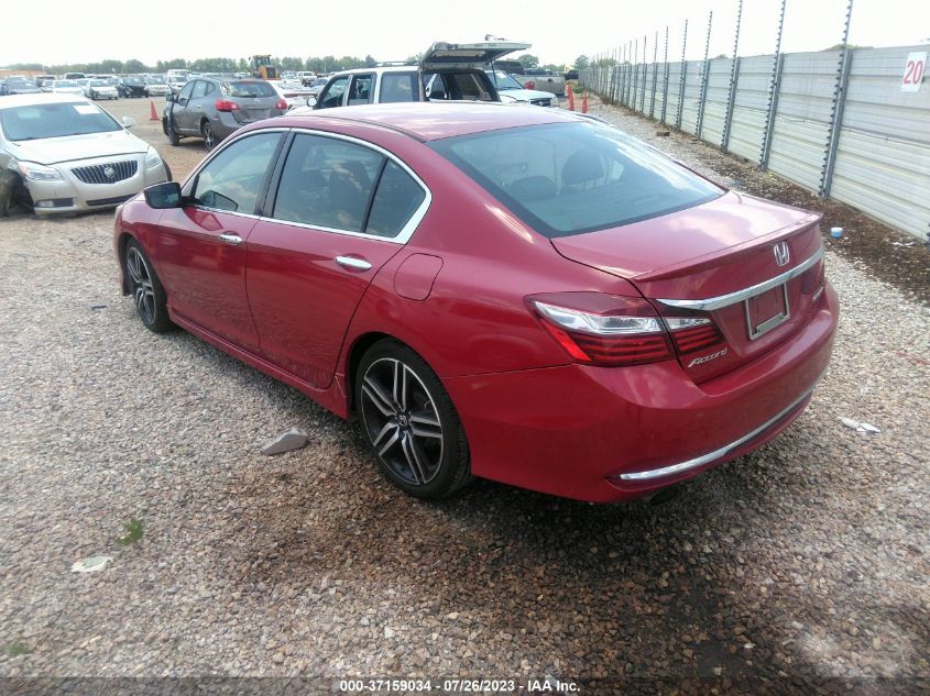 2017 Honda Accord Sport VIN: 1HGCR2F57HA151121 Lot: 37159034