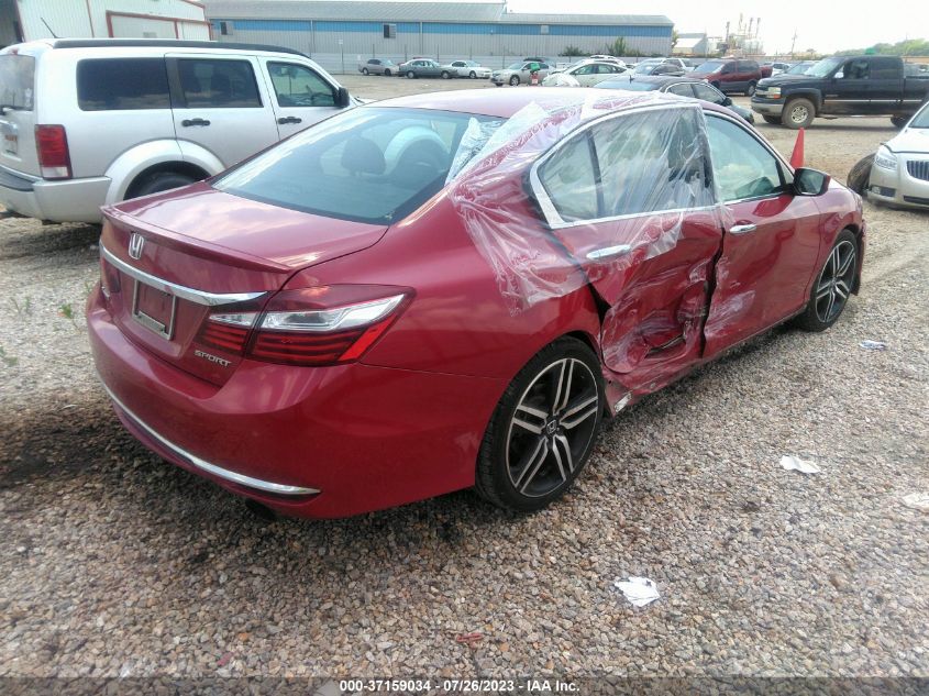 2017 Honda Accord Sport VIN: 1HGCR2F57HA151121 Lot: 37159034