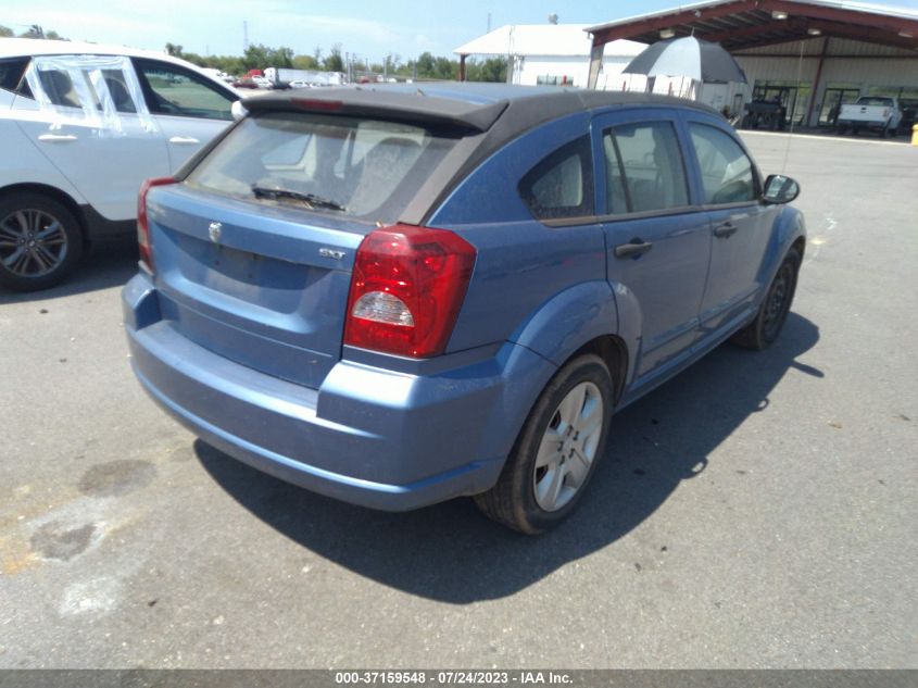 2007 Dodge Caliber Sxt VIN: 1B3HB48B17D259563 Lot: 37159548