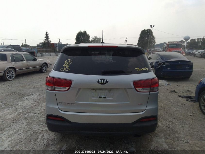 2016 Kia Sorento 2.4L L VIN: 5XYPG4A31GG163206 Lot: 37160028