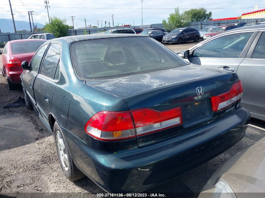 1HGCG16511A007392 2001 Honda Accord Sdn Ex W/Leather