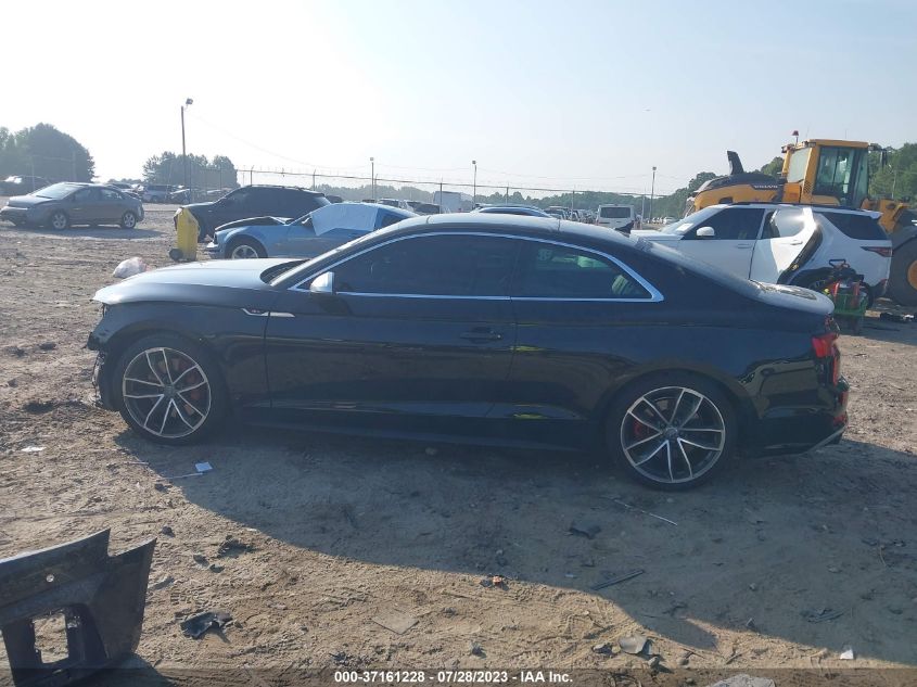 2018 Audi S5 Coupe Prestige VIN: WAUR4AF56JA079882 Lot: 37161228