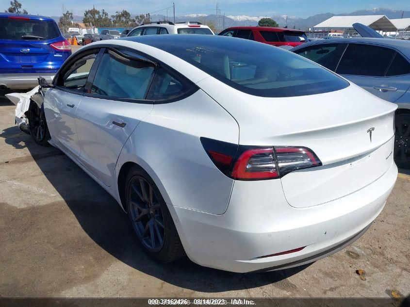 2021 Tesla Model 3 Long Range Dual Motor All-Wheel Drive VIN: 5YJ3E1EB3MF974321 Lot: 37162426