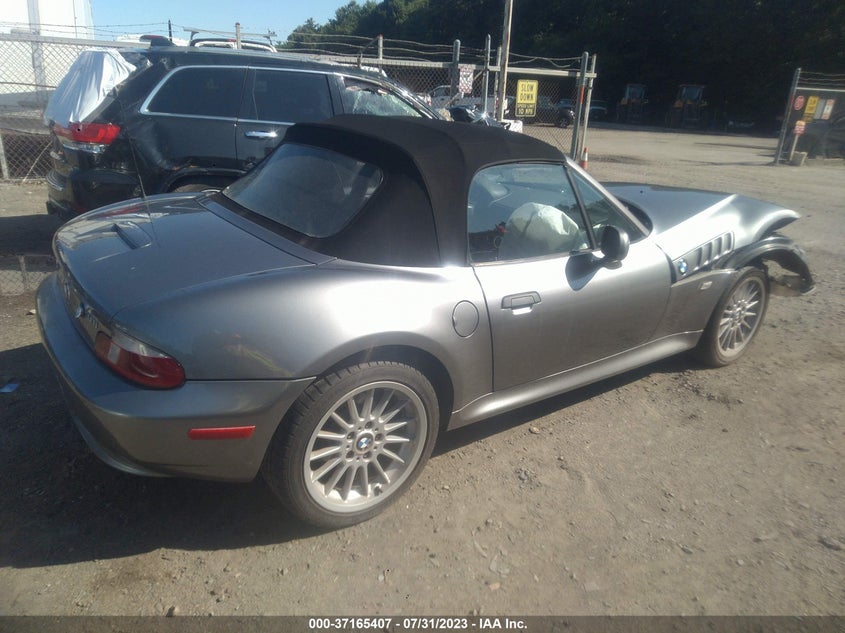 2002 BMW Z3 3.0I VIN: 4USCN53452LJ60770 Lot: 37165407