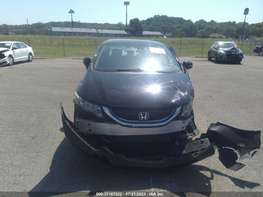 2013 Honda Civic Hybrid VIN: 19XFB4F2XDE002498 Lot: 37167022