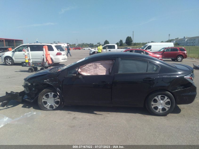 2013 Honda Civic Hybrid VIN: 19XFB4F2XDE002498 Lot: 37167022