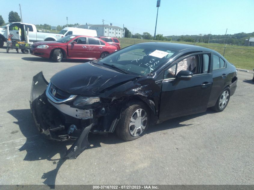 2013 Honda Civic Hybrid VIN: 19XFB4F2XDE002498 Lot: 37167022