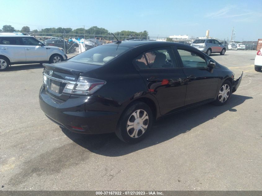 2013 Honda Civic Hybrid VIN: 19XFB4F2XDE002498 Lot: 37167022