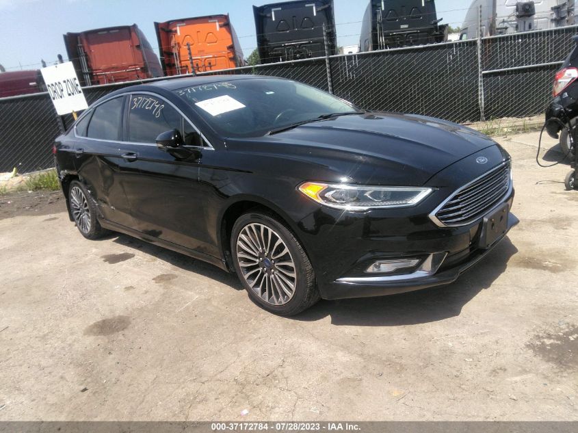 2017 Ford Fusion Titanium VIN: 3FA6P0D92HR252476 Lot: 40176942