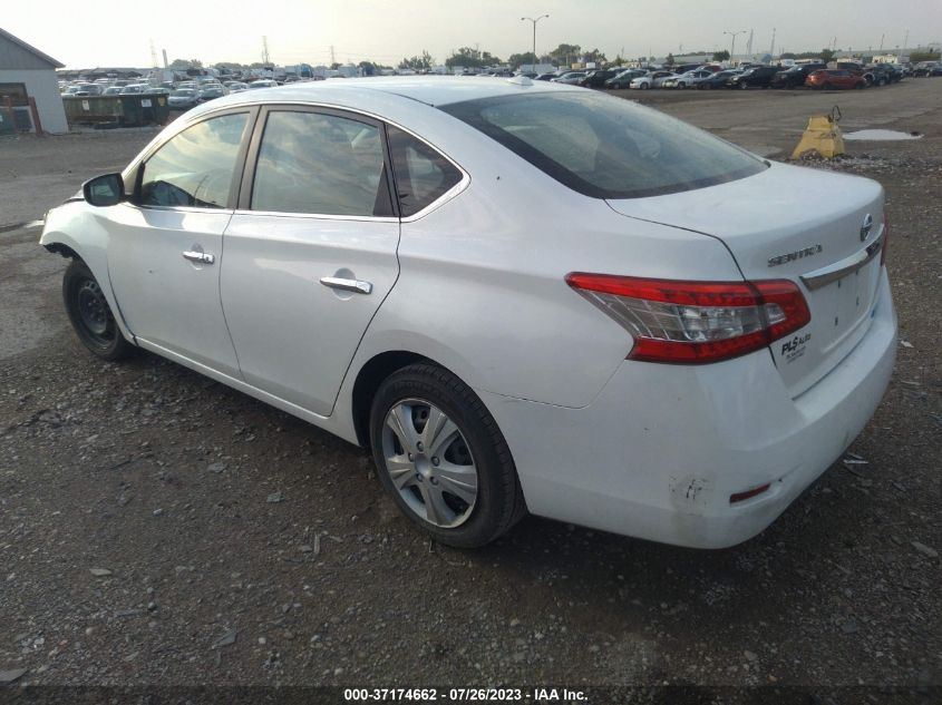 2013 Nissan Sentra Sv VIN: 3N1AB7AP8DL719186 Lot: 37174662