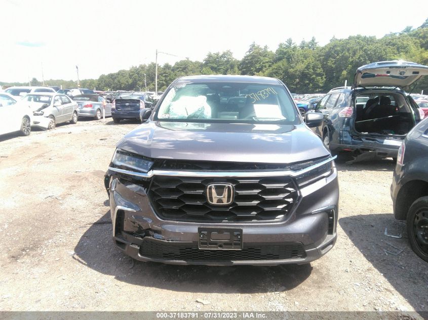 2023 Honda Pilot Awd Lx VIN: 5FNYG1H28PB034399 Lot: 37183791