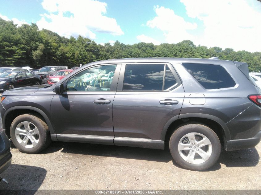 2023 Honda Pilot Awd Lx VIN: 5FNYG1H28PB034399 Lot: 37183791