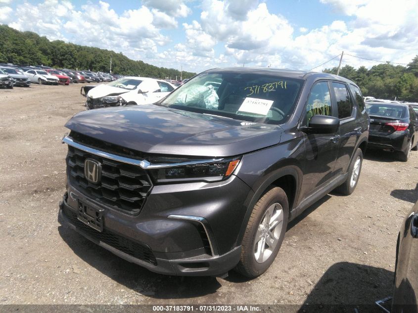 2023 Honda Pilot Awd Lx VIN: 5FNYG1H28PB034399 Lot: 37183791