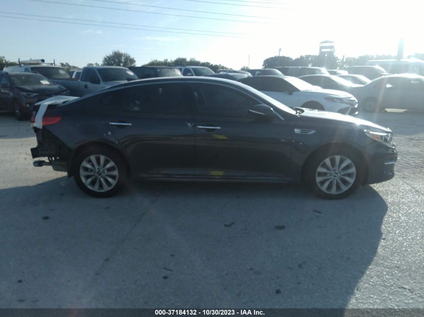 2018 Kia Optima Ex VIN: 5XXGU4L36JG224020 Lot: 37184132