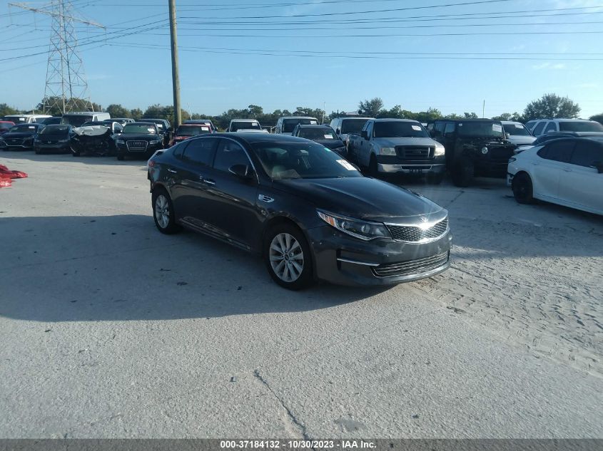 2018 Kia Optima Ex VIN: 5XXGU4L36JG224020 Lot: 37184132