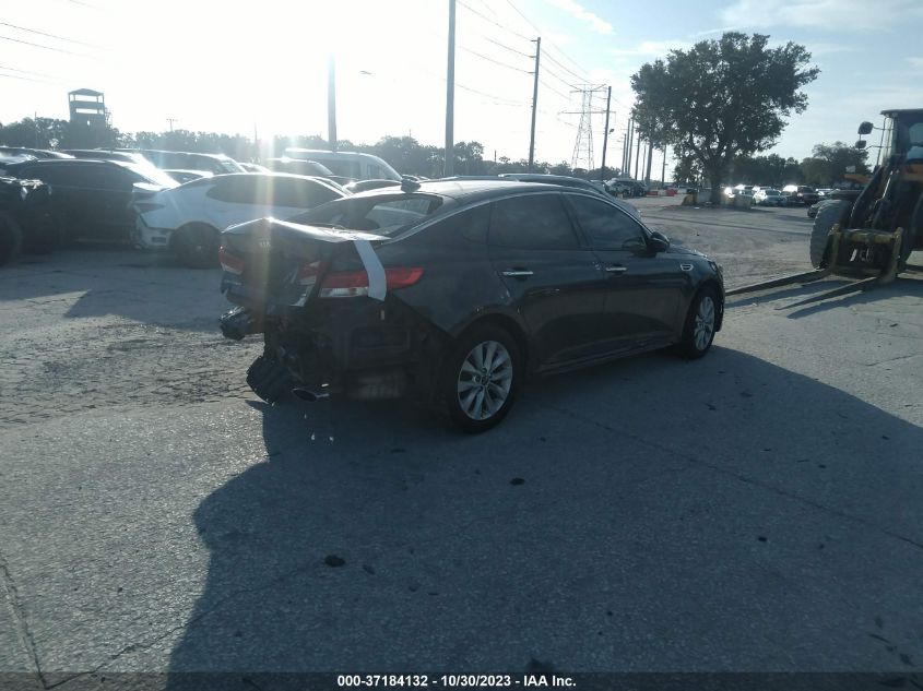 2018 Kia Optima Ex VIN: 5XXGU4L36JG224020 Lot: 37184132