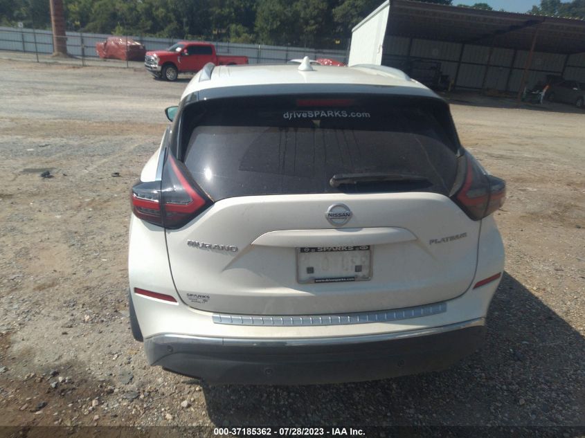 5N1AZ2MJ5KN124968 2019 Nissan Murano Platinum