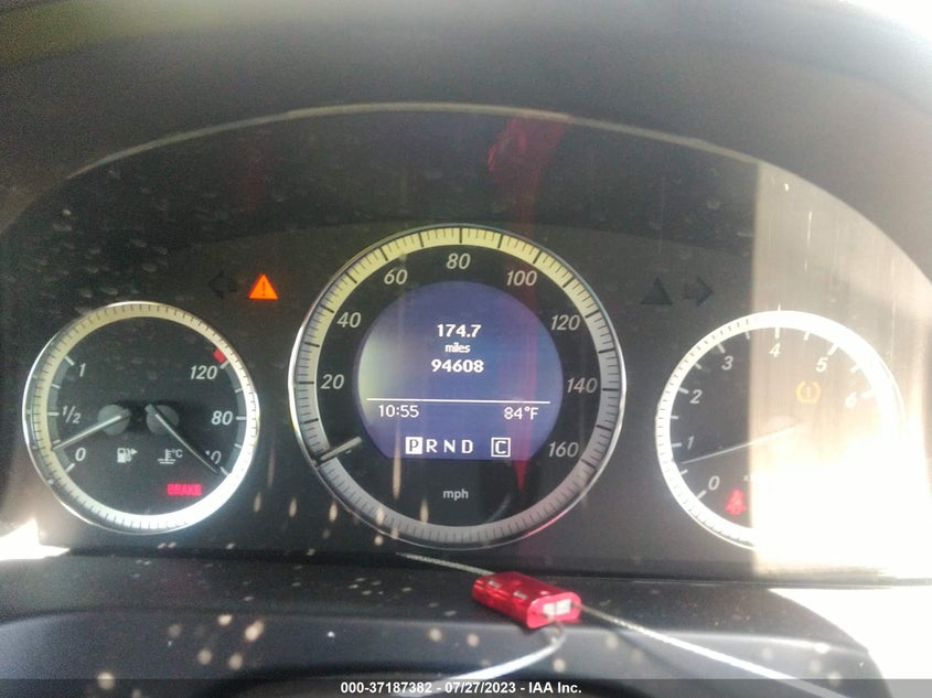 2009 MERCEDES-BENZ C CLASS VIN: WDDGF54X29R063729