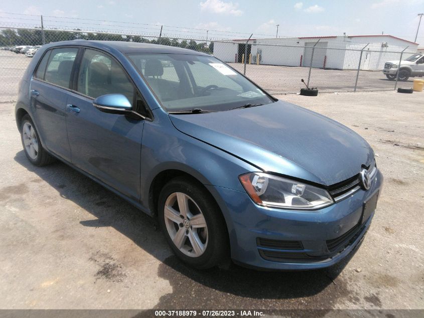 2017 Volkswagen Golf Tsi S 4-Door/Tsi Se 4-Door/Tsi Sel 4-Door/Tsi Wolfsburg Edition 4-Door VIN: 3VW217AU4HM024744 Lot: 37188979