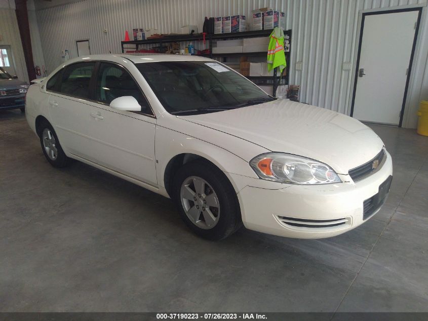 2008 Chevrolet Impala Lt VIN: 2G1WT58K181378096 Lot: 37190223