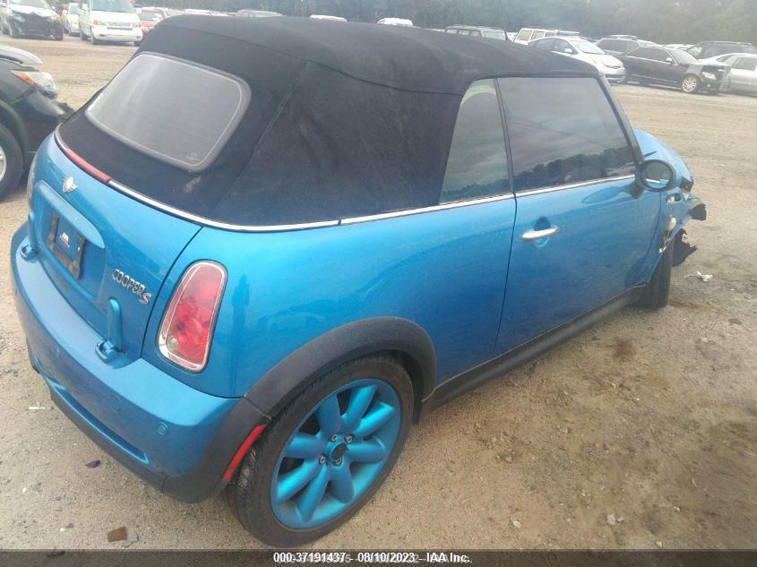 2007 Mini Cooper S VIN: WMWRH33567TJ44196 Lot: 37191437