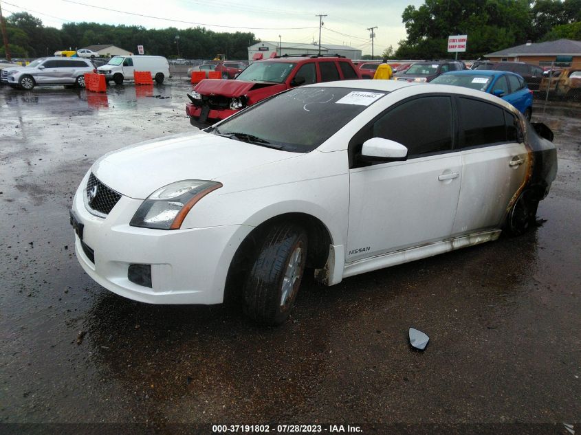 2010 Nissan Sentra 2.0Sr VIN: 3N1AB6AP9AL603663 Lot: 37191802