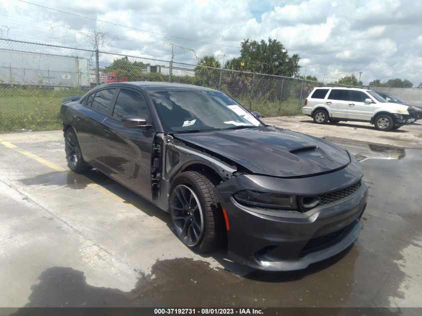 2022 Dodge Charger Scat Pack VIN: 2C3CDXGJXNH241757 Lot: 37192731