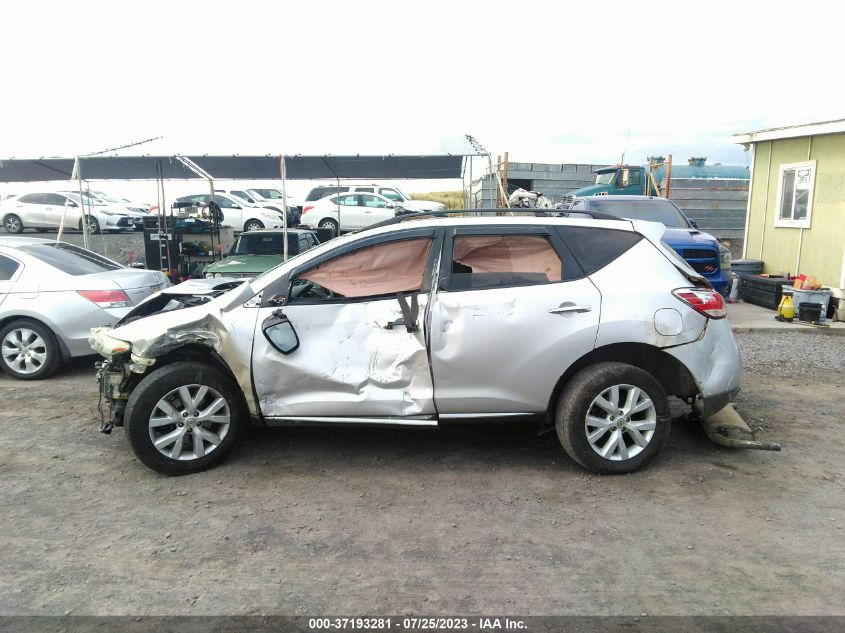 2013 Nissan Murano Sv VIN: JN8AZ1MW6DW302902 Lot: 37193281