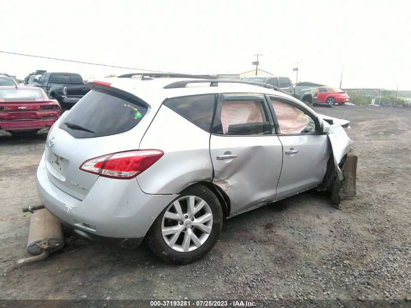 JN8AZ1MW6DW302902 2013 Nissan Murano Sv