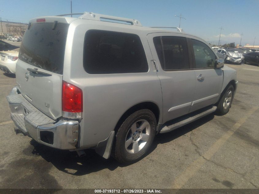 2006 Nissan Armada Le VIN: 5N1AA08A36N712315 Lot: 37193712