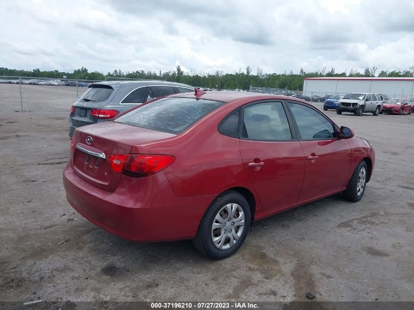 2010 Hyundai Elantra Gls VIN: KMHDU4AD9AU167266 Lot: 37196210