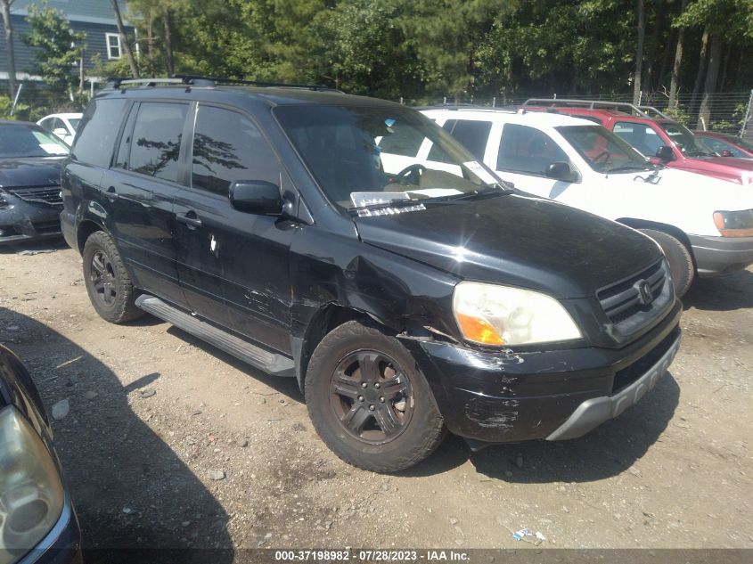 2005 Honda Pilot Ex VIN: 5FNYF18495B023638 Lot: 37198982