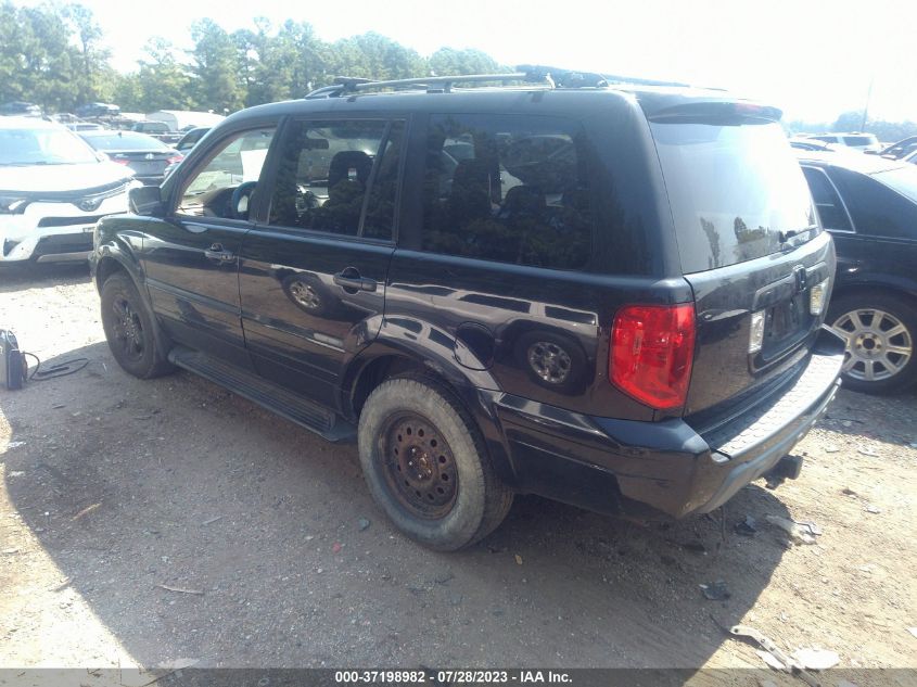 5FNYF18495B023638 2005 Honda Pilot Ex