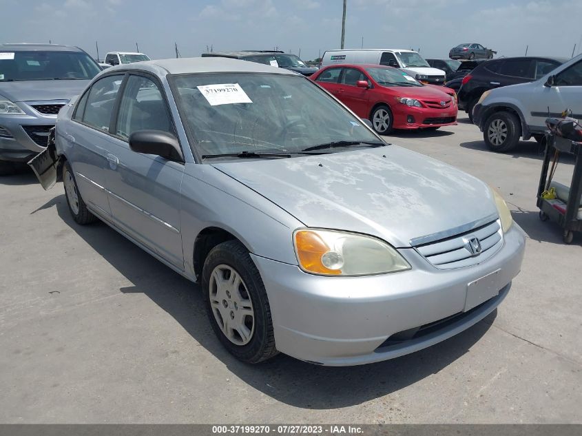 2002 Honda Civic Lx VIN: 2HGES16522H562443 Lot: 37199270