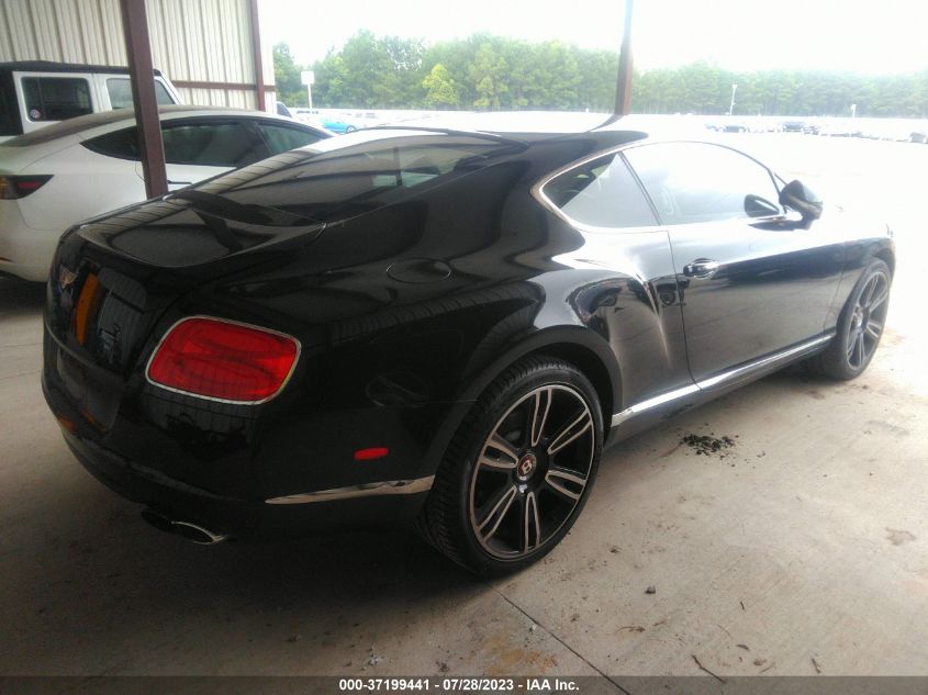 2013 Bentley Continental Gt V8 VIN: SCBFT7ZA8DC083562 Lot: 37199441