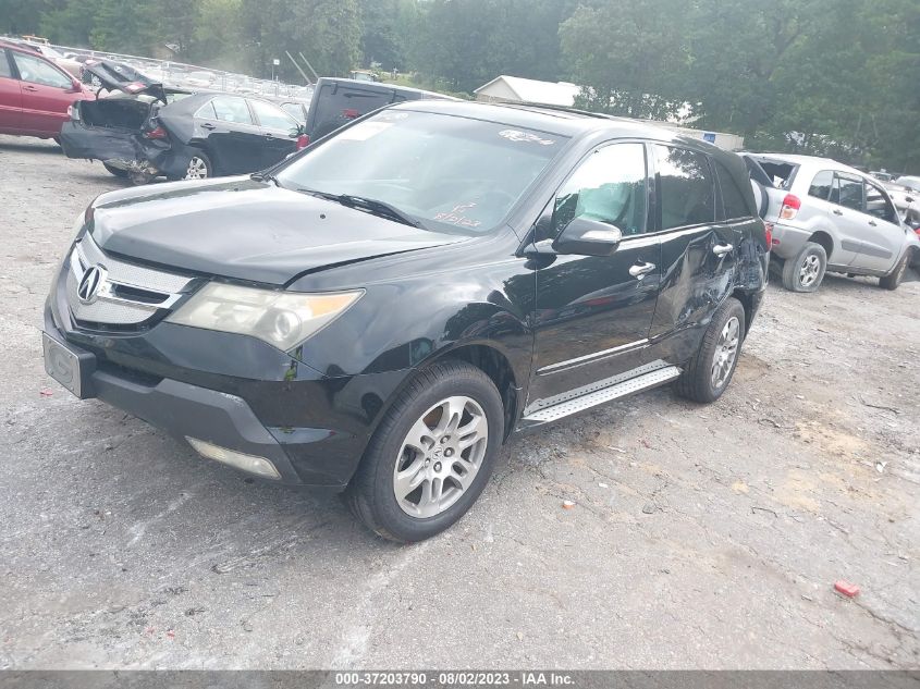 2008 Acura Mdx Tech Pkg VIN: 2HNYD28398H518174 Lot: 37203790